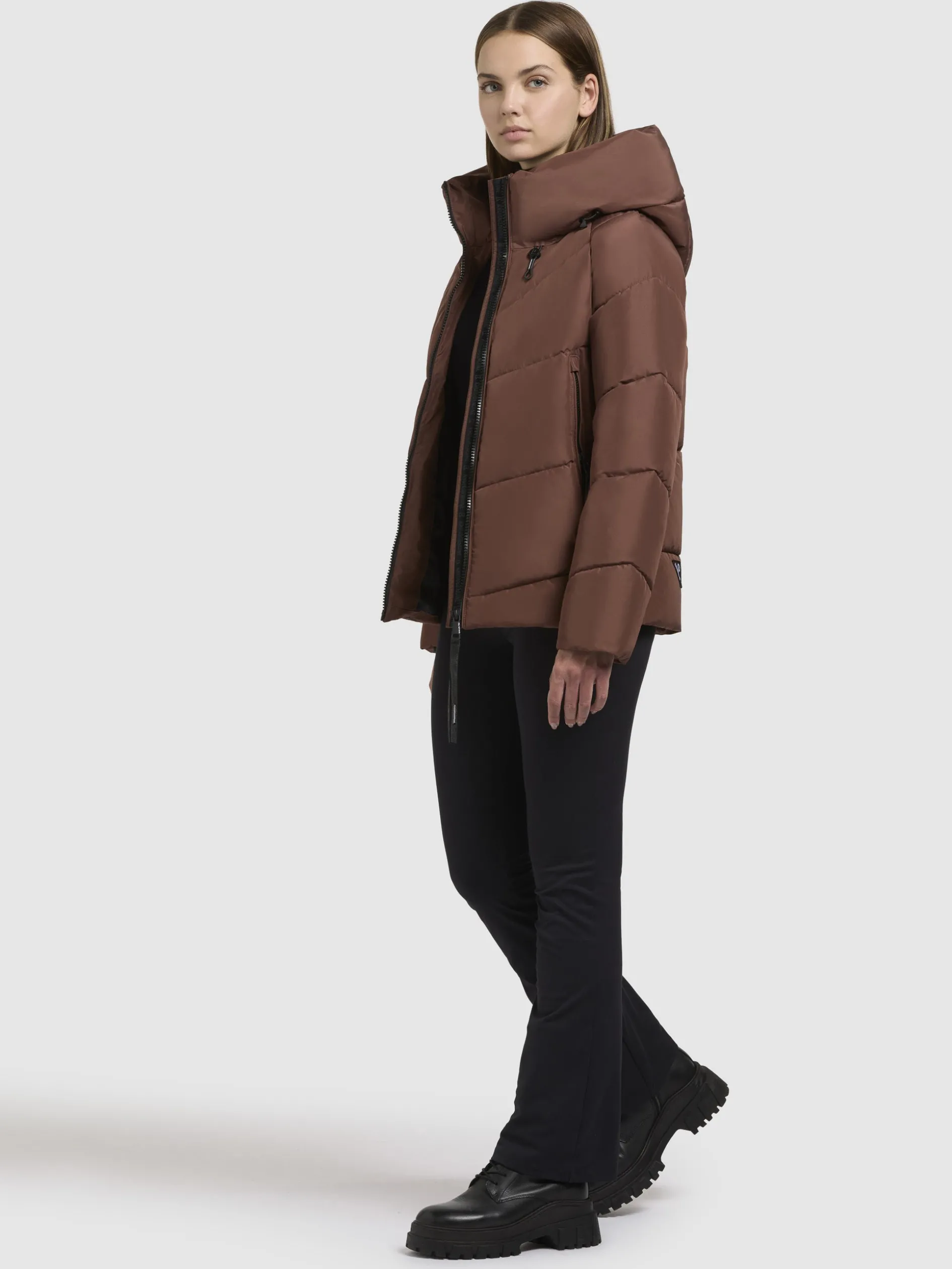 Jacke ALESS Rotbraun