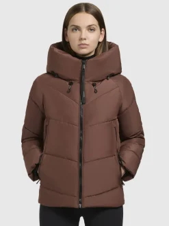 Jacke ALESS Rotbraun
