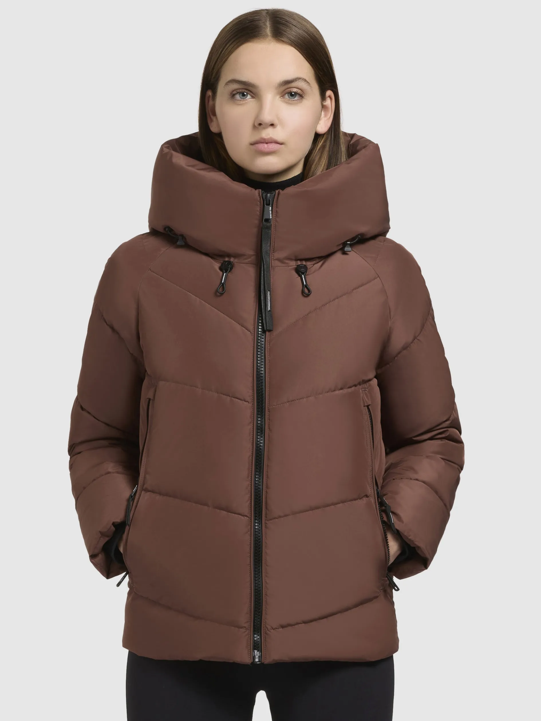 Jacke ALESS Rotbraun