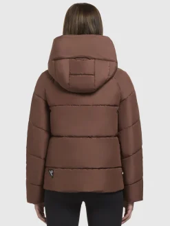 Jacke ALESS Rotbraun
