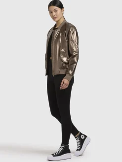 Jacke ANEO Braun Metallic