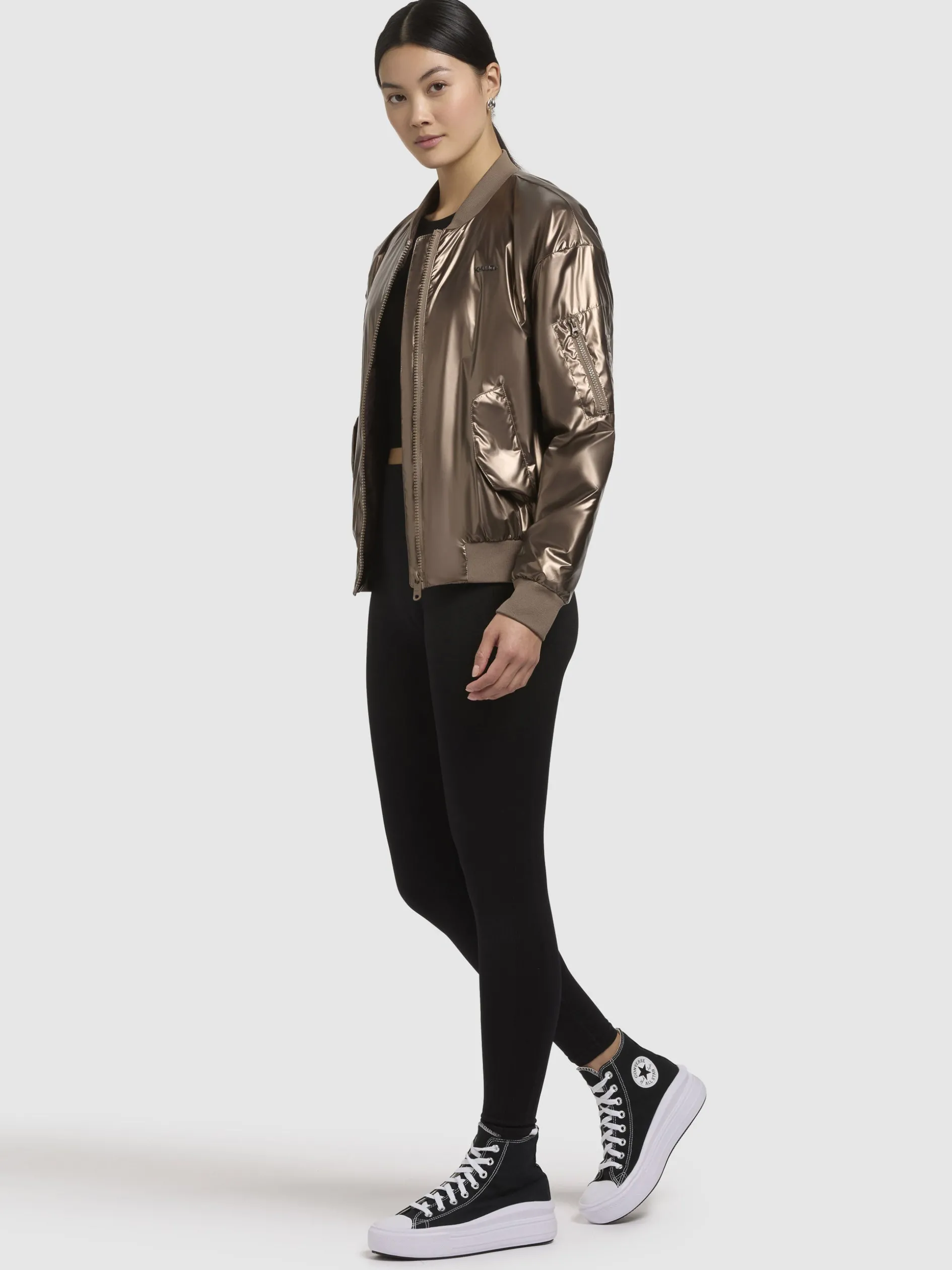 Jacke ANEO Braun Metallic