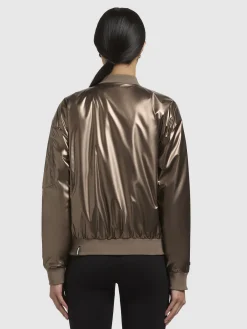 Jacke ANEO Braun Metallic