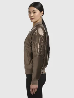 Jacke ANEO Braun Metallic