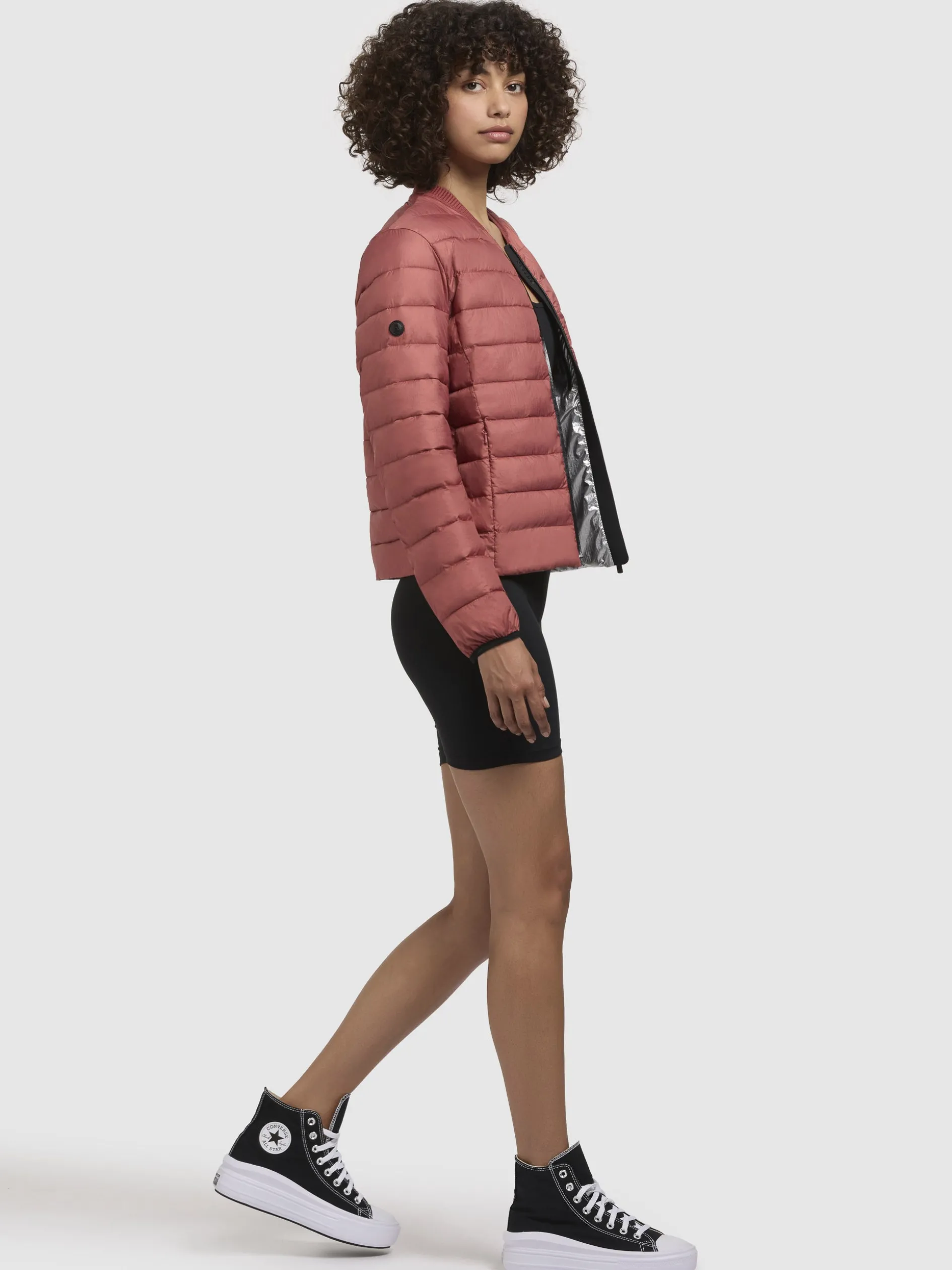 Jacke AUDE Rostrot