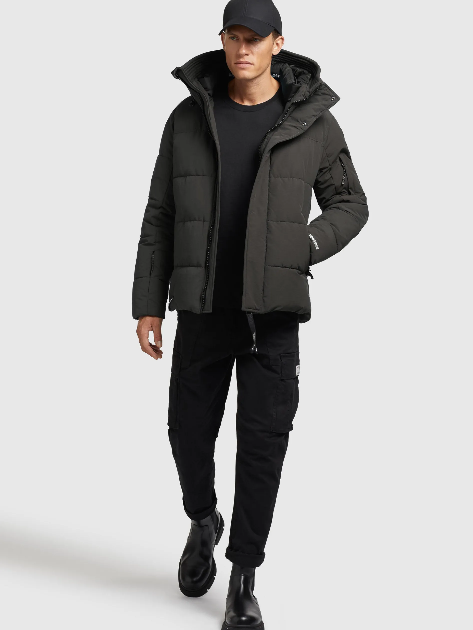 Jacke BARAT2 Dunkel Olivgrau