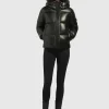 Jacke DEVINA SHINY Dunkelgrün