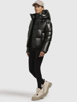 Jacke DEVINA SHINY Dunkelgrau