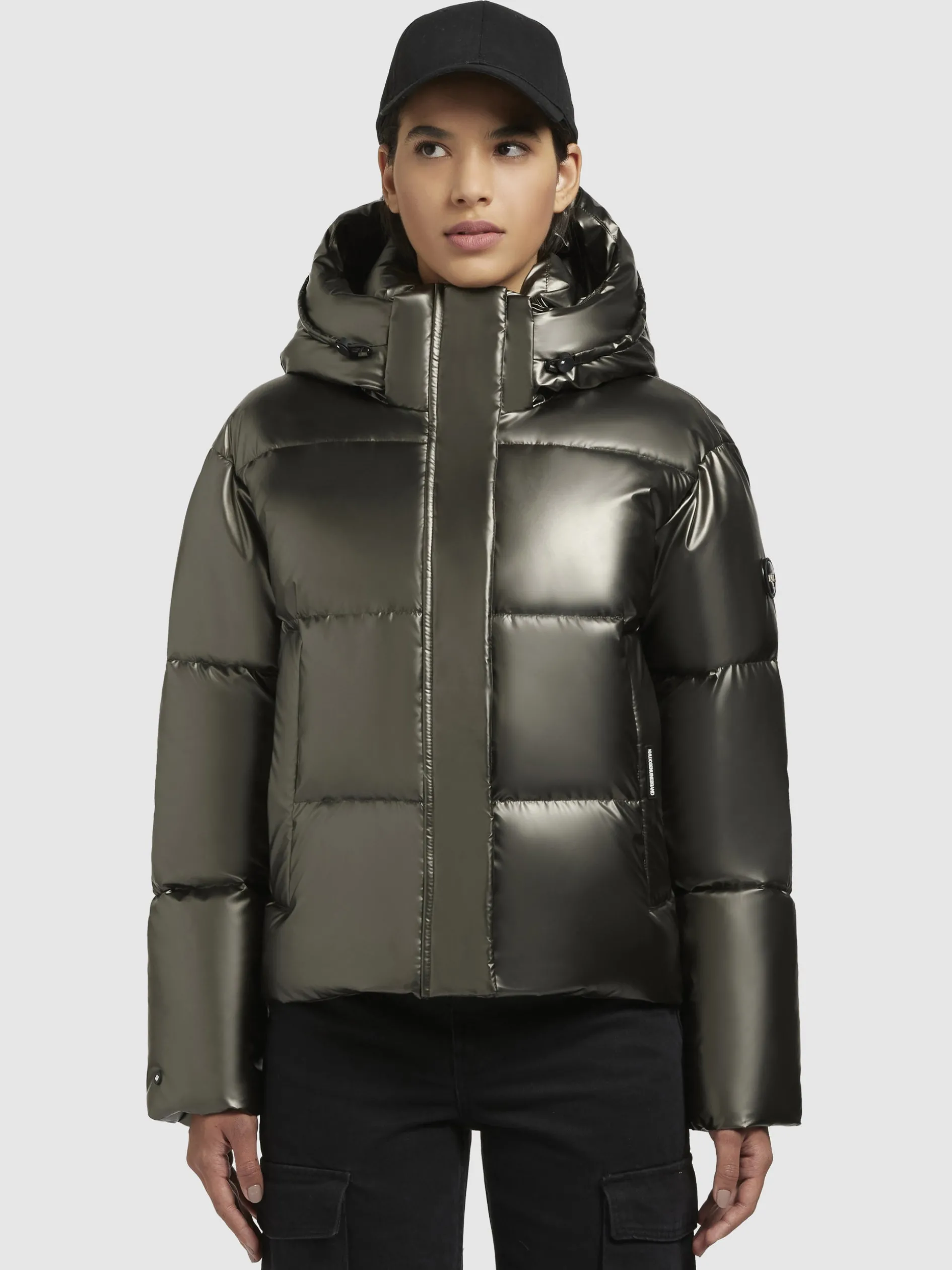 Jacke DEVINA SHINY Khaki