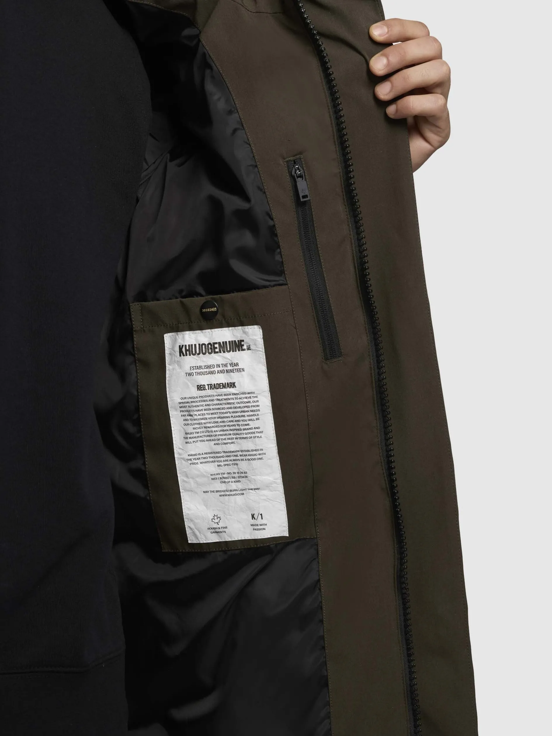 Jacke DOYLE Khaki
