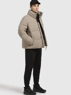 Jacke DUNGH MATT Graubeige