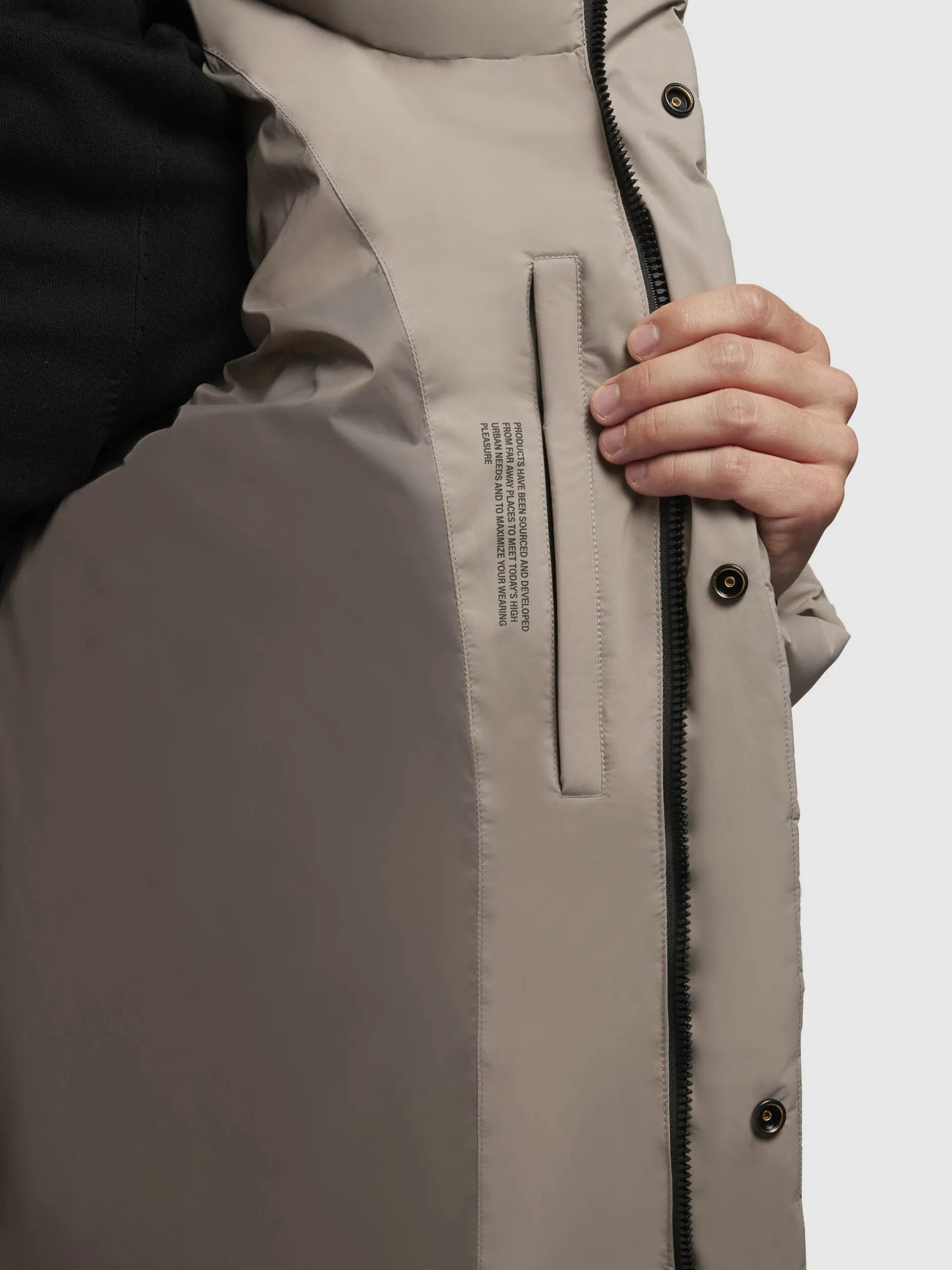 Jacke DUNGH MATT Graubeige
