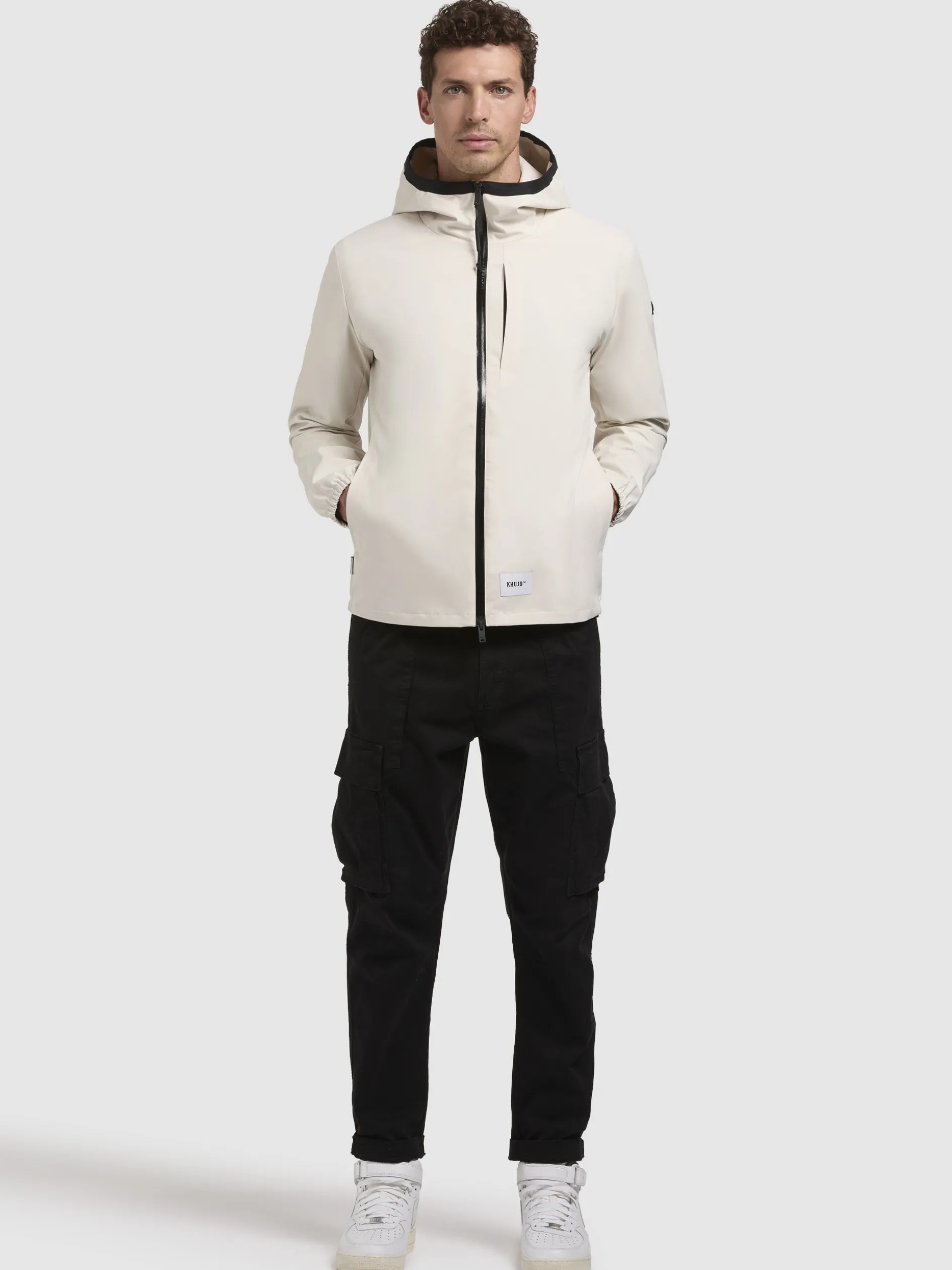 Jacke HAMZA Naturweiß
