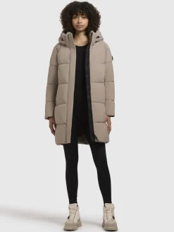 Jacke HAYA MATT Graubeige