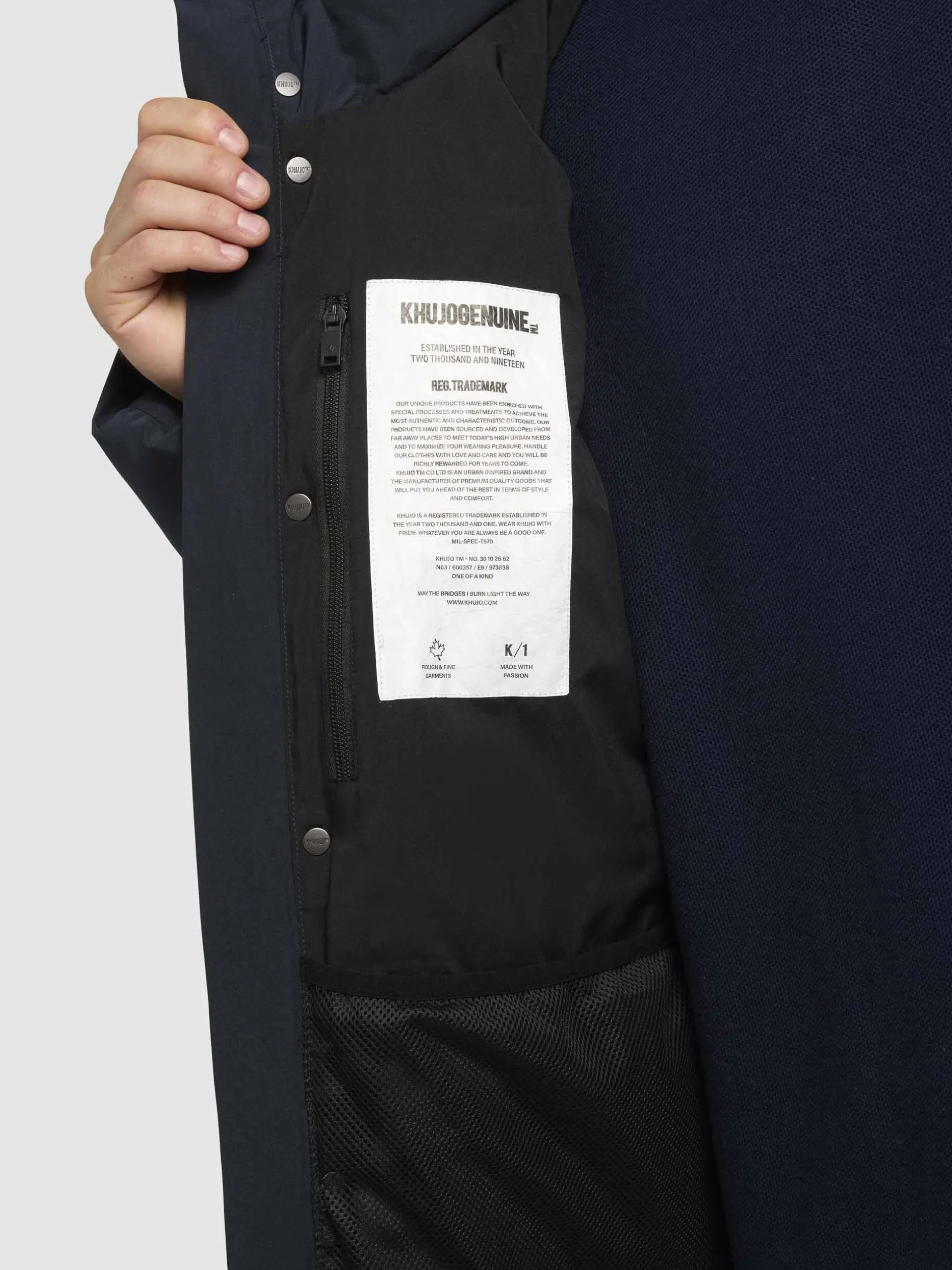 Jacke HINTO2 Dunkelblau