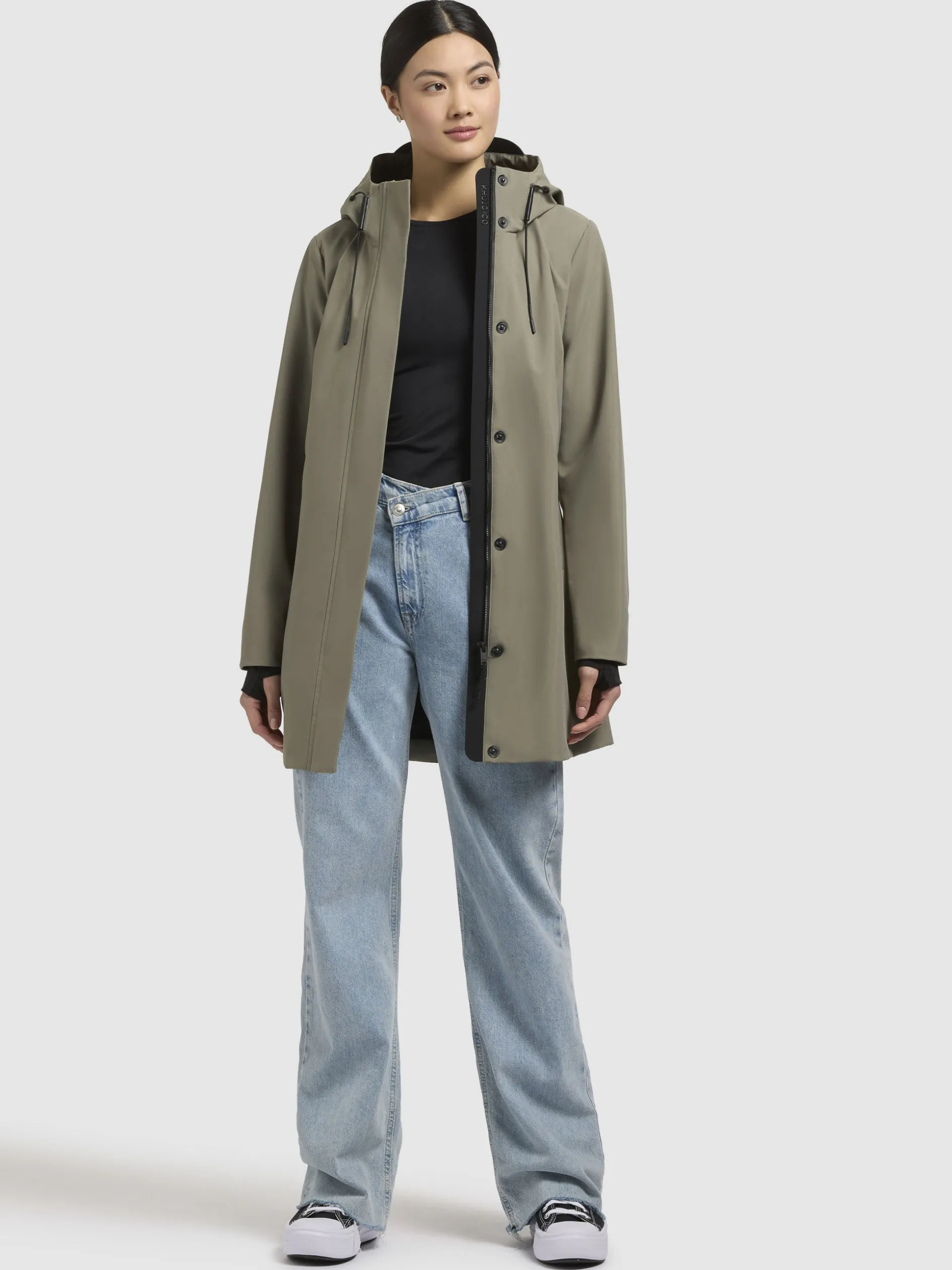Jacke IZAF3 Graugrün
