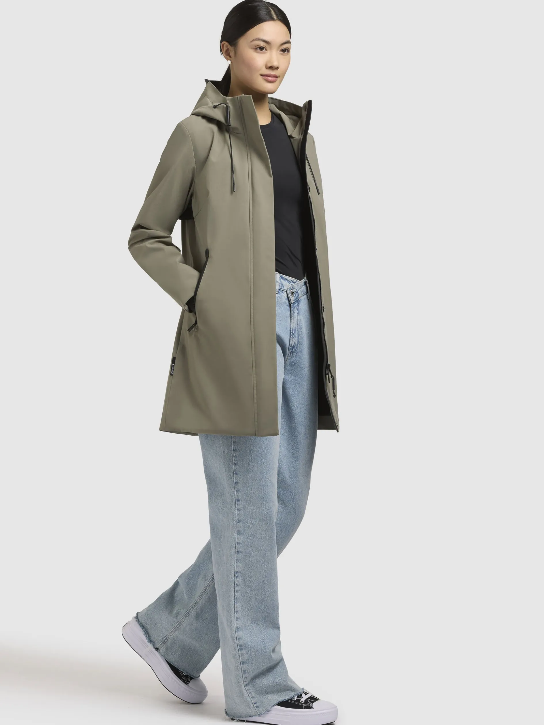 Jacke IZAF3 Graugrün