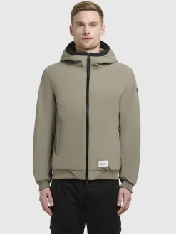 Jacke LARM Graugrün