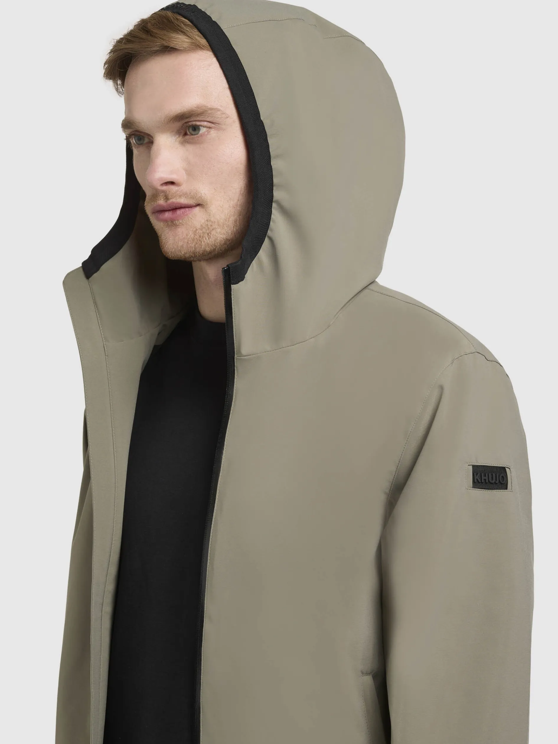 Jacke LARM Graugrün