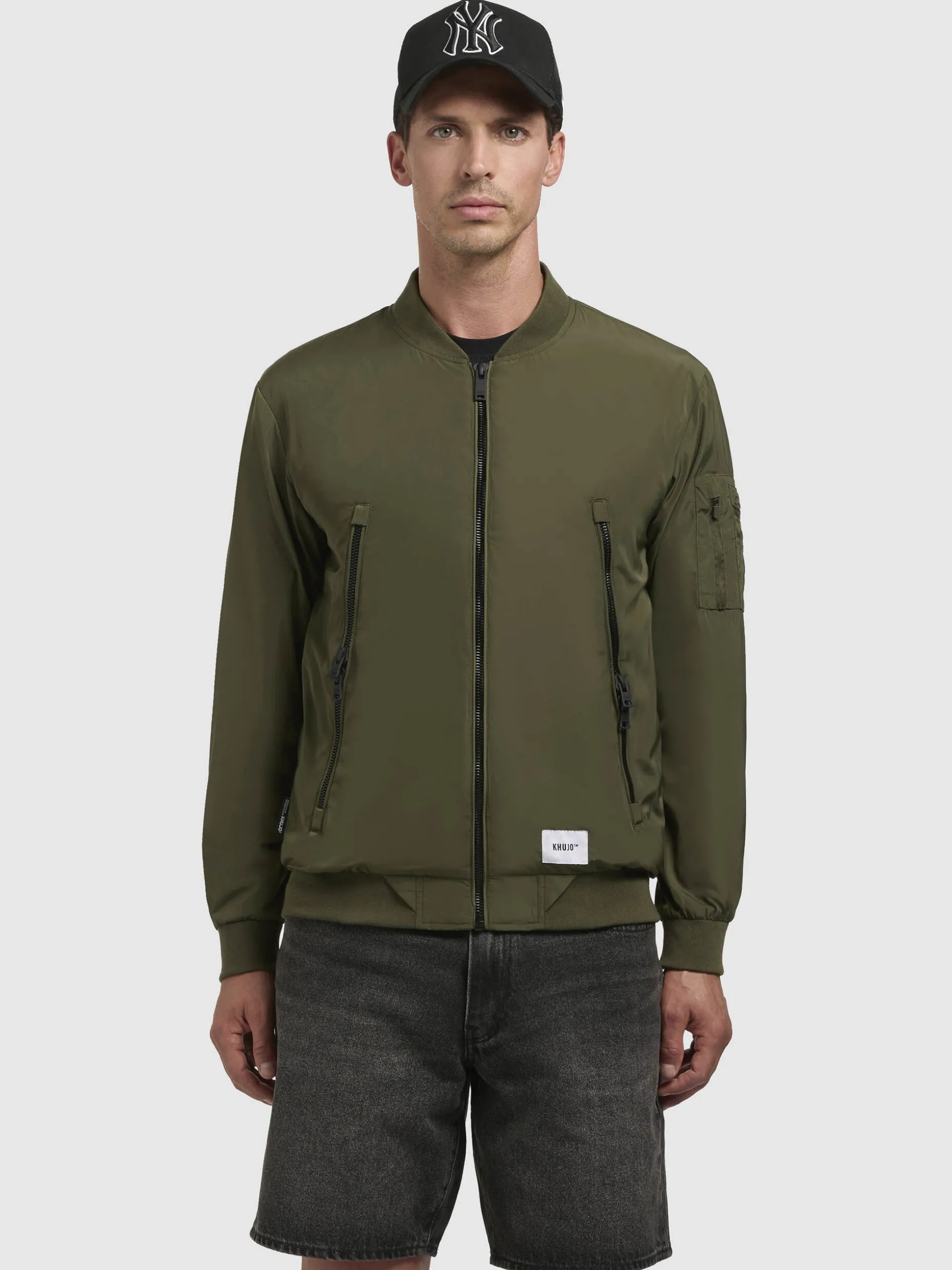 Jacke LISTENER Olivgrün