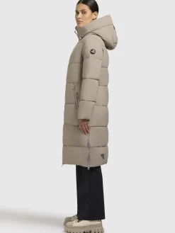 Jacke MAGRITT MATT Graubeige