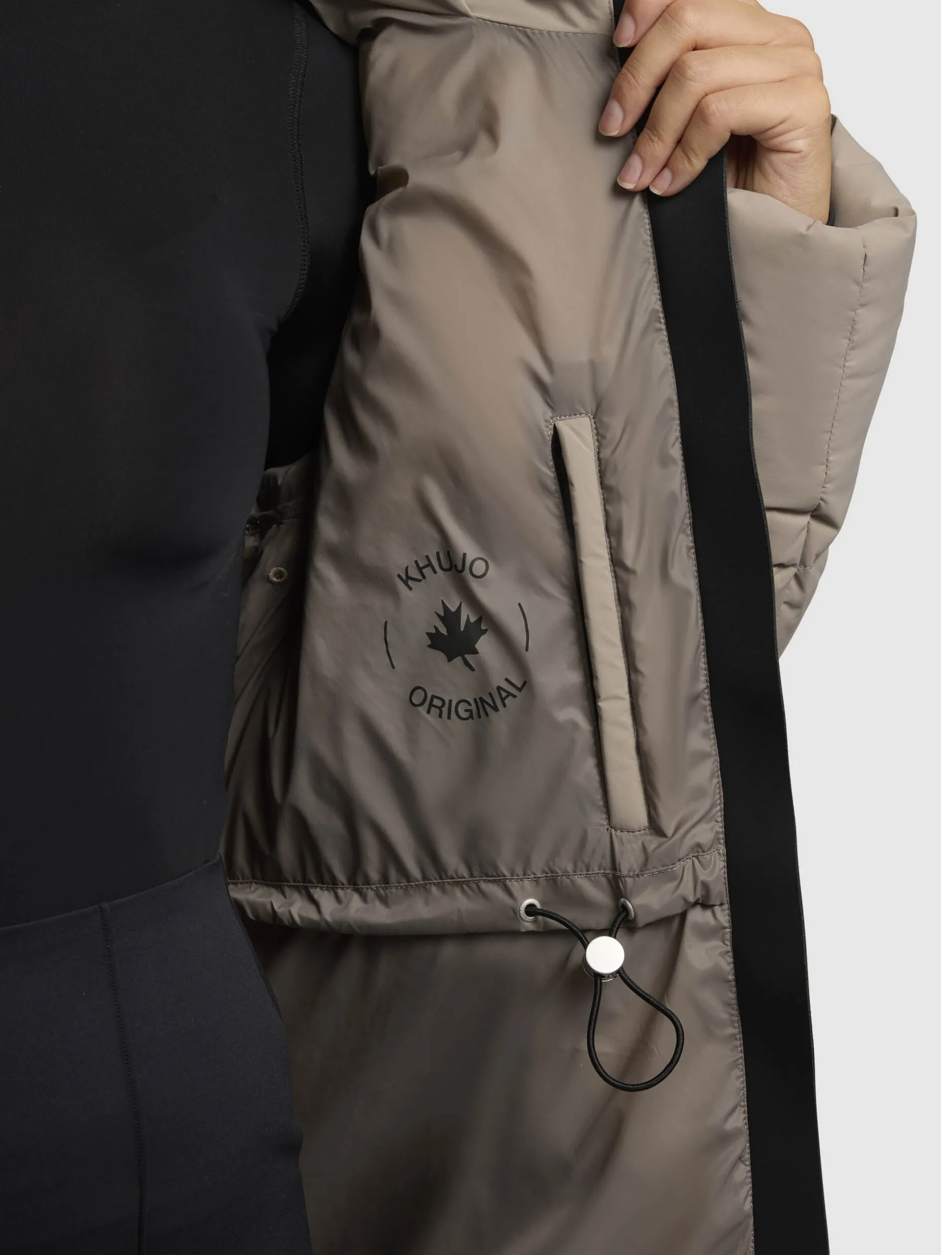 Jacke MAGRITT MATT Graubeige