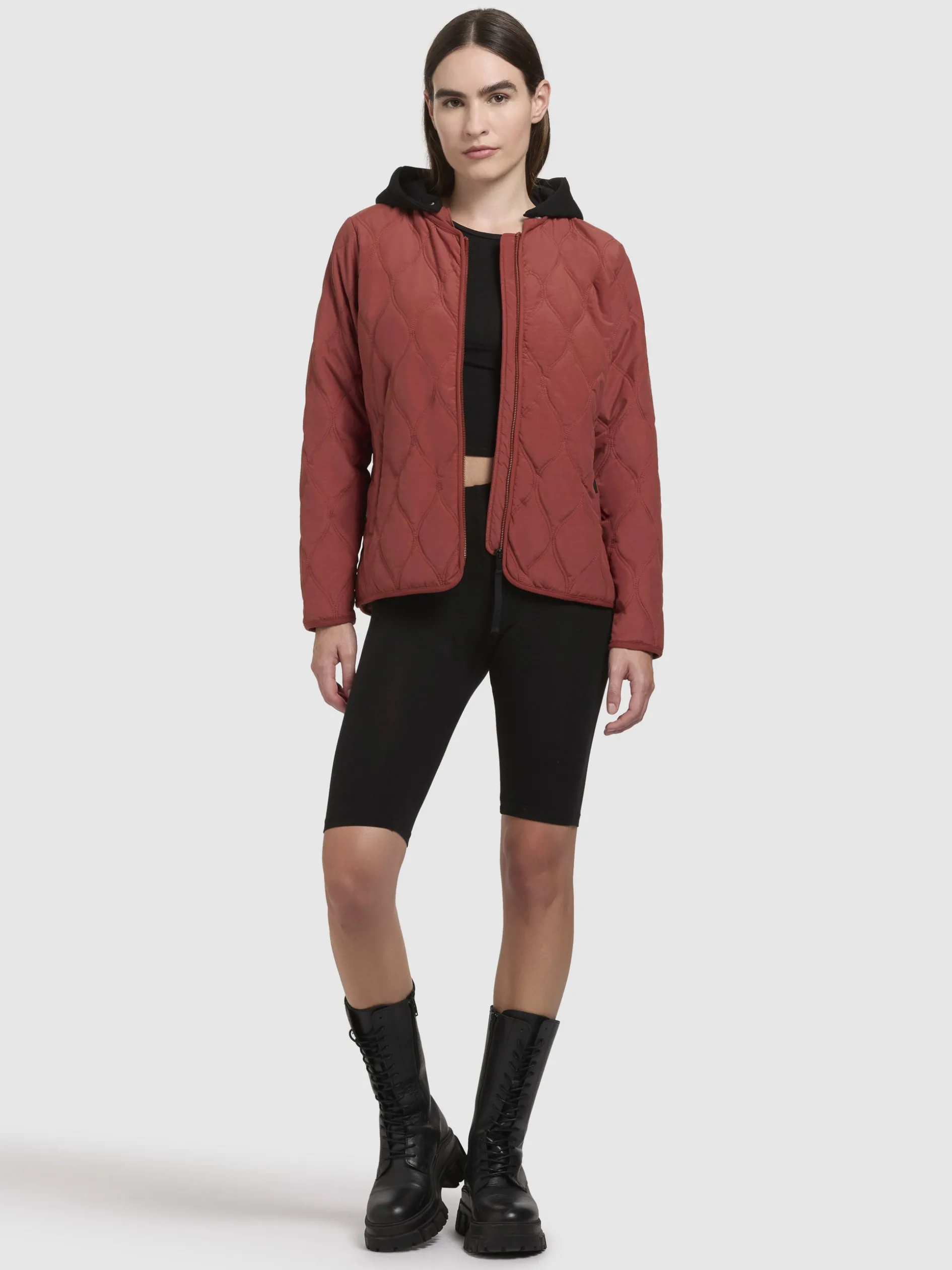 Jacke MALAR Rotbraun