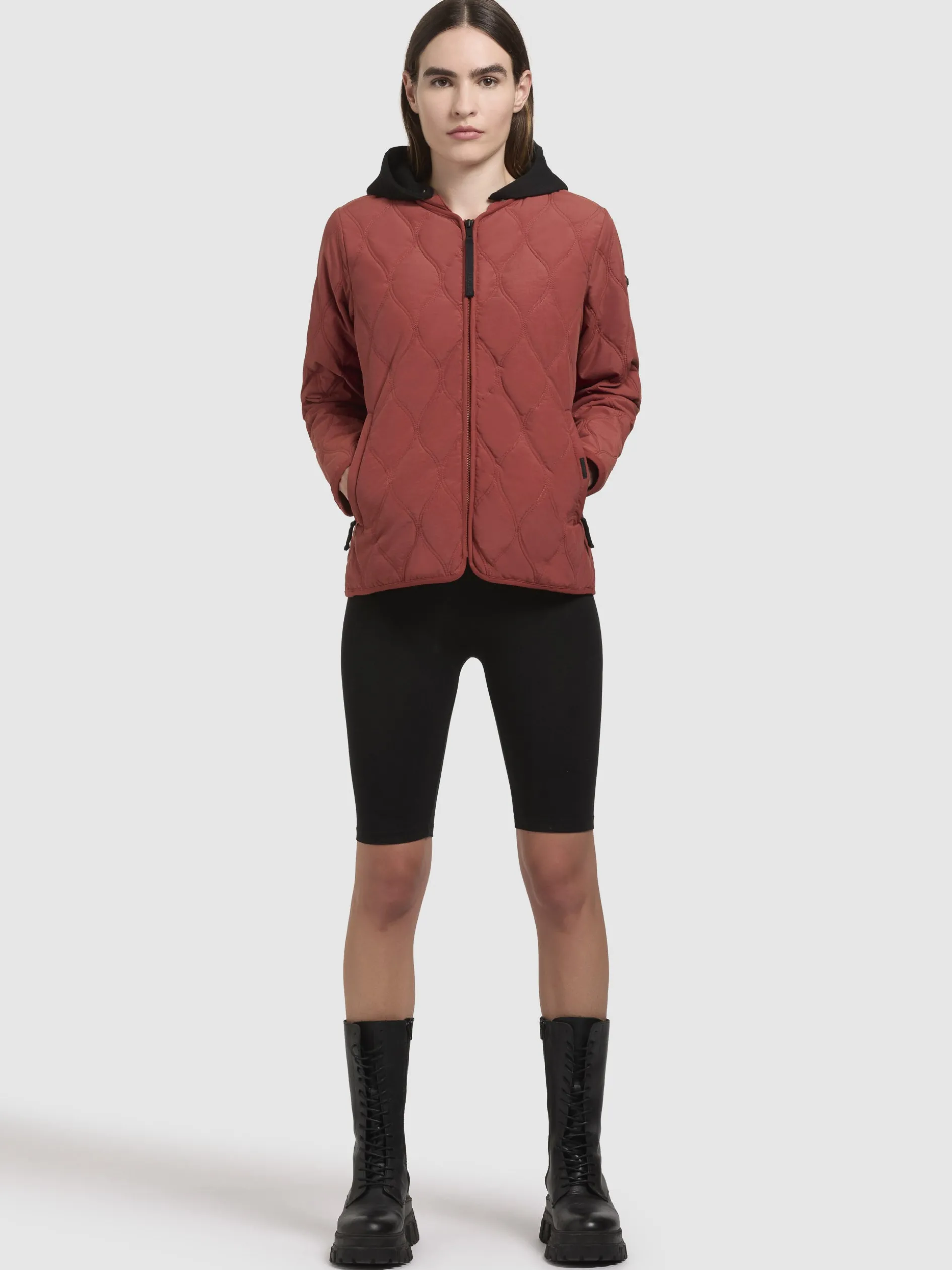 Jacke MALAR Rotbraun