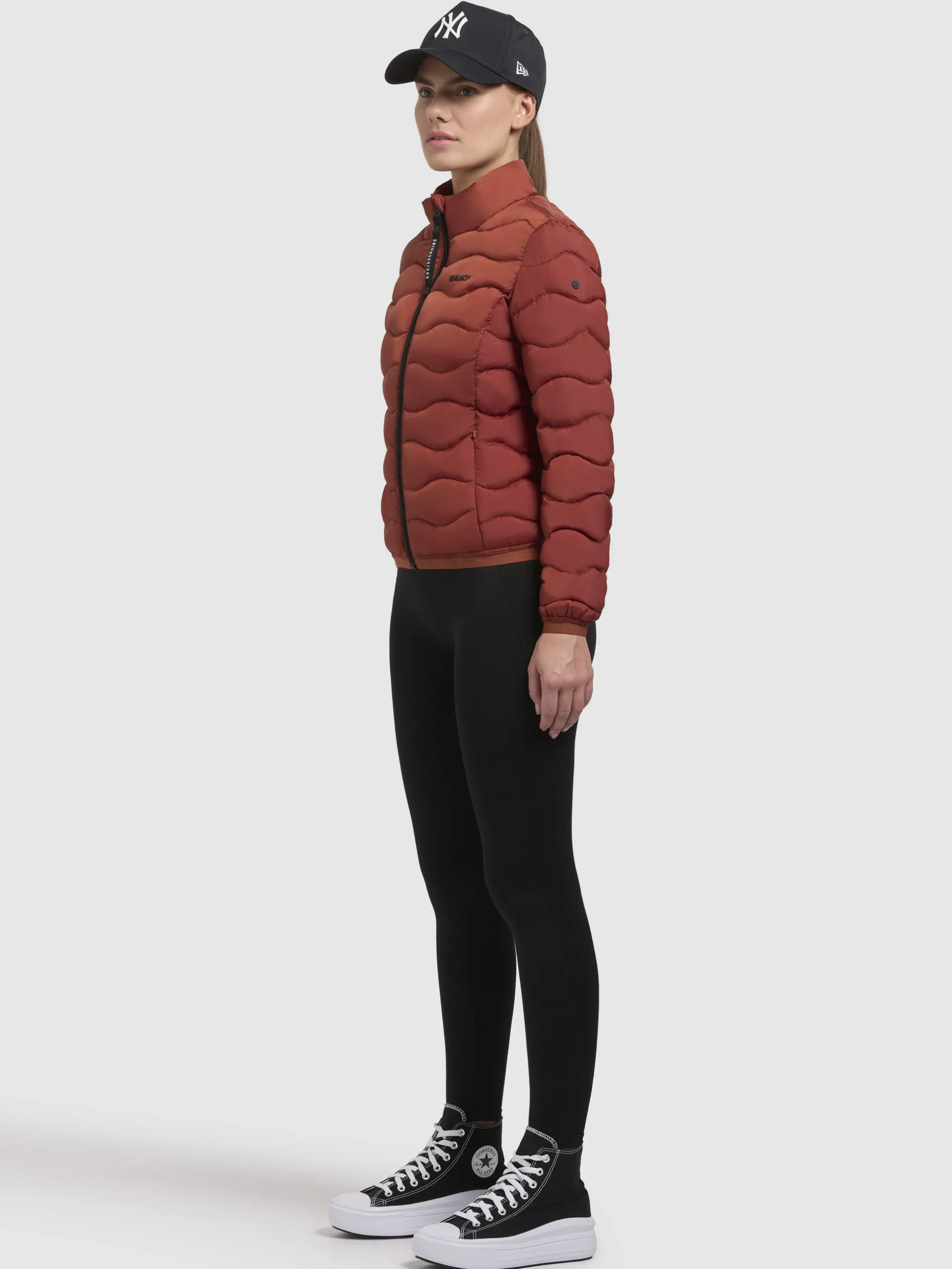 Jacke MERL Rotbraun