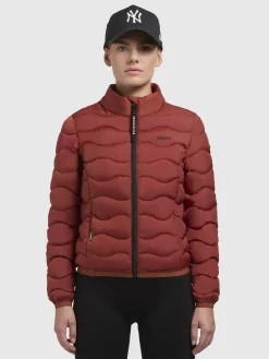 Jacke MERL Rotbraun