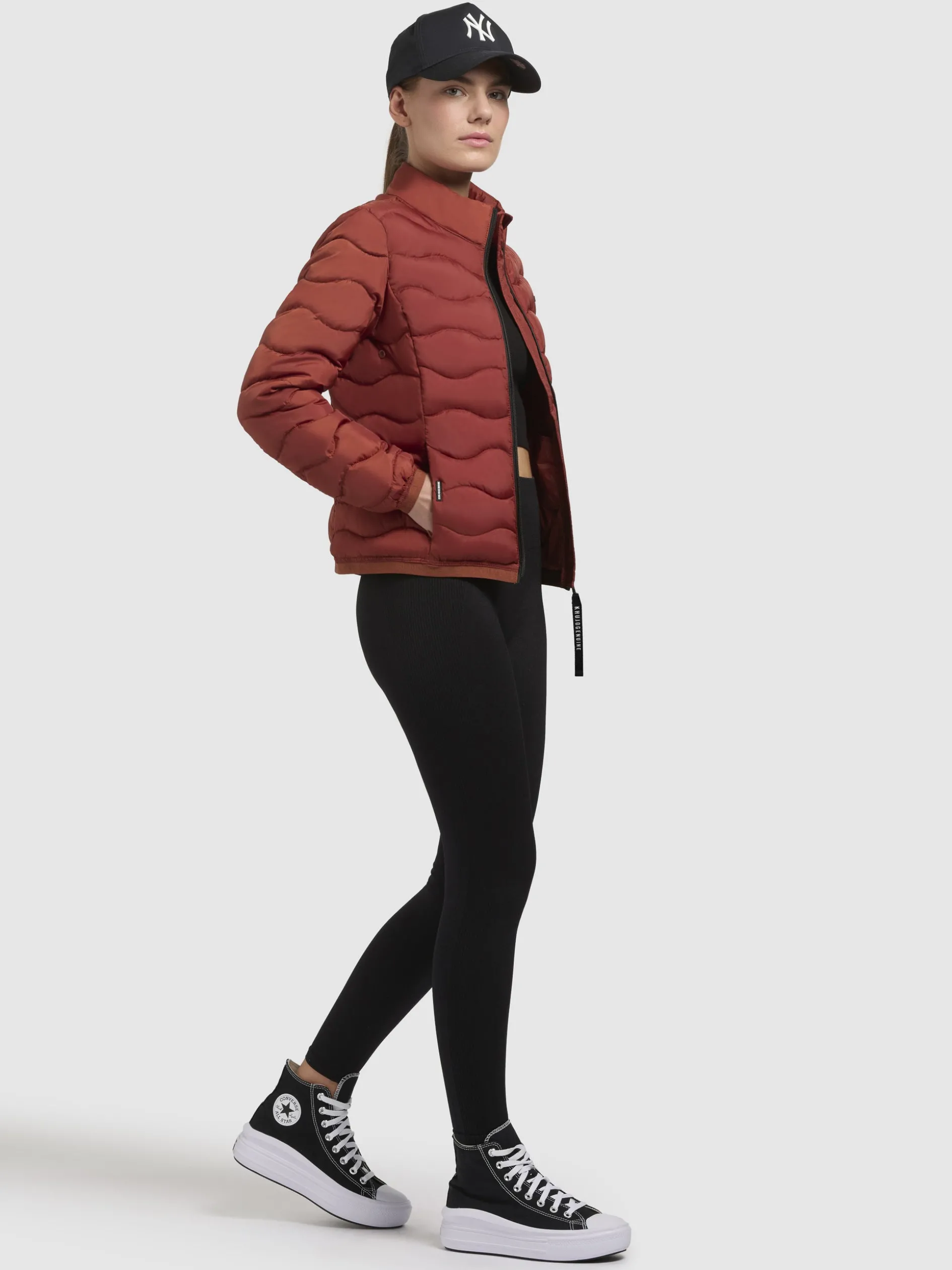 Jacke MERL Rotbraun