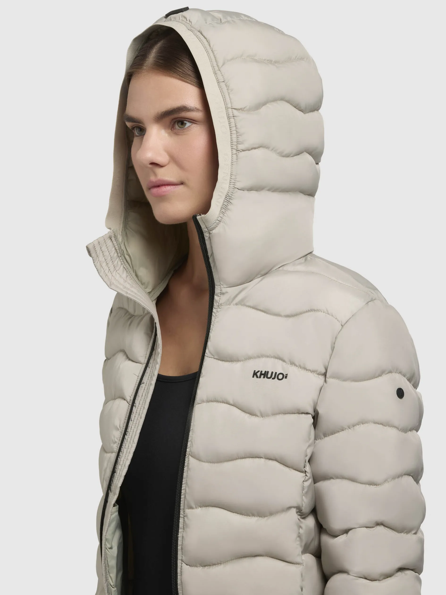 Jacke NARGO Beige Hellgrün