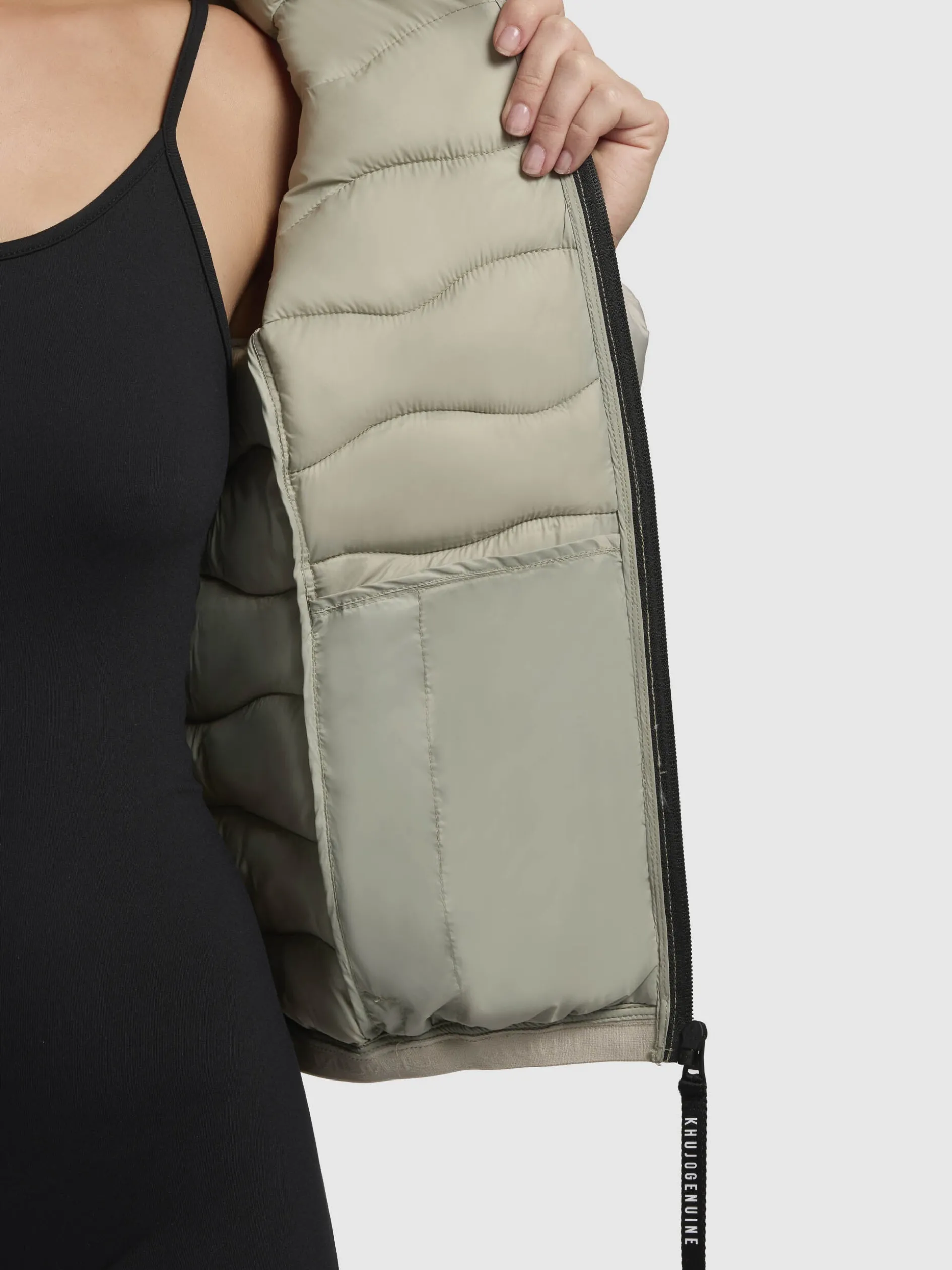 Jacke NARGO Beige Hellgrün