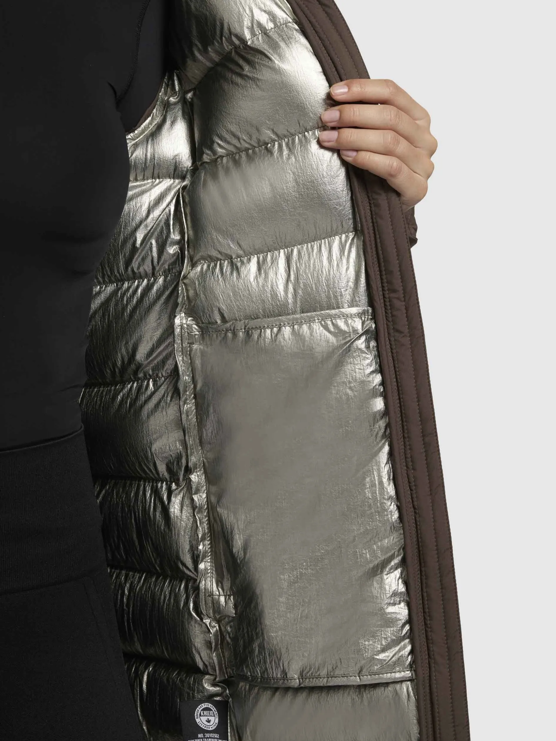 Jacke NEKAR Taupe dunkel