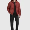 Jacke OMER Rotbraun