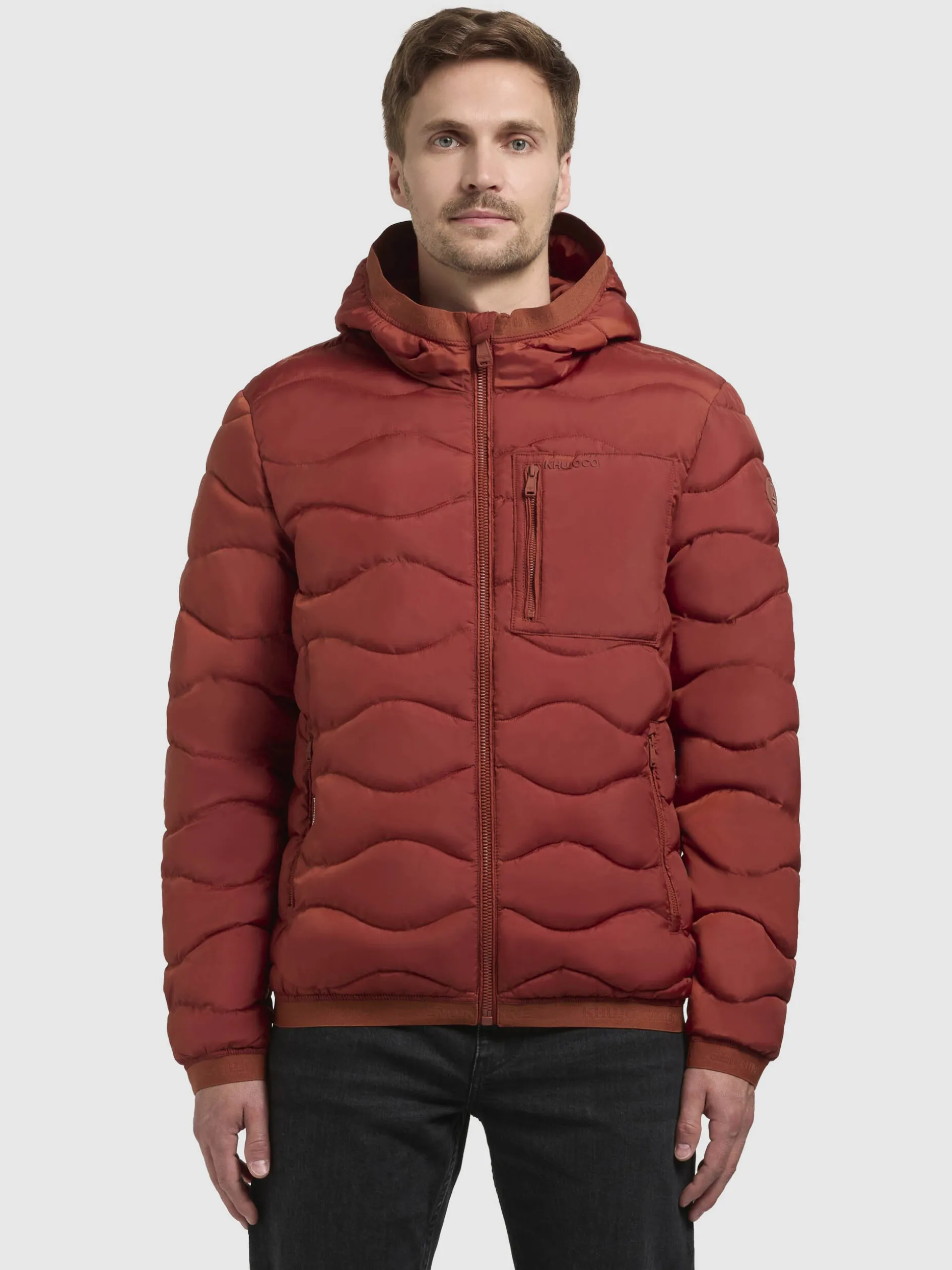 Jacke OMER Rotbraun