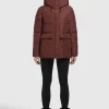 Jacke ORA Dunkelrot