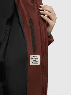 Jacke ORA Dunkelrot