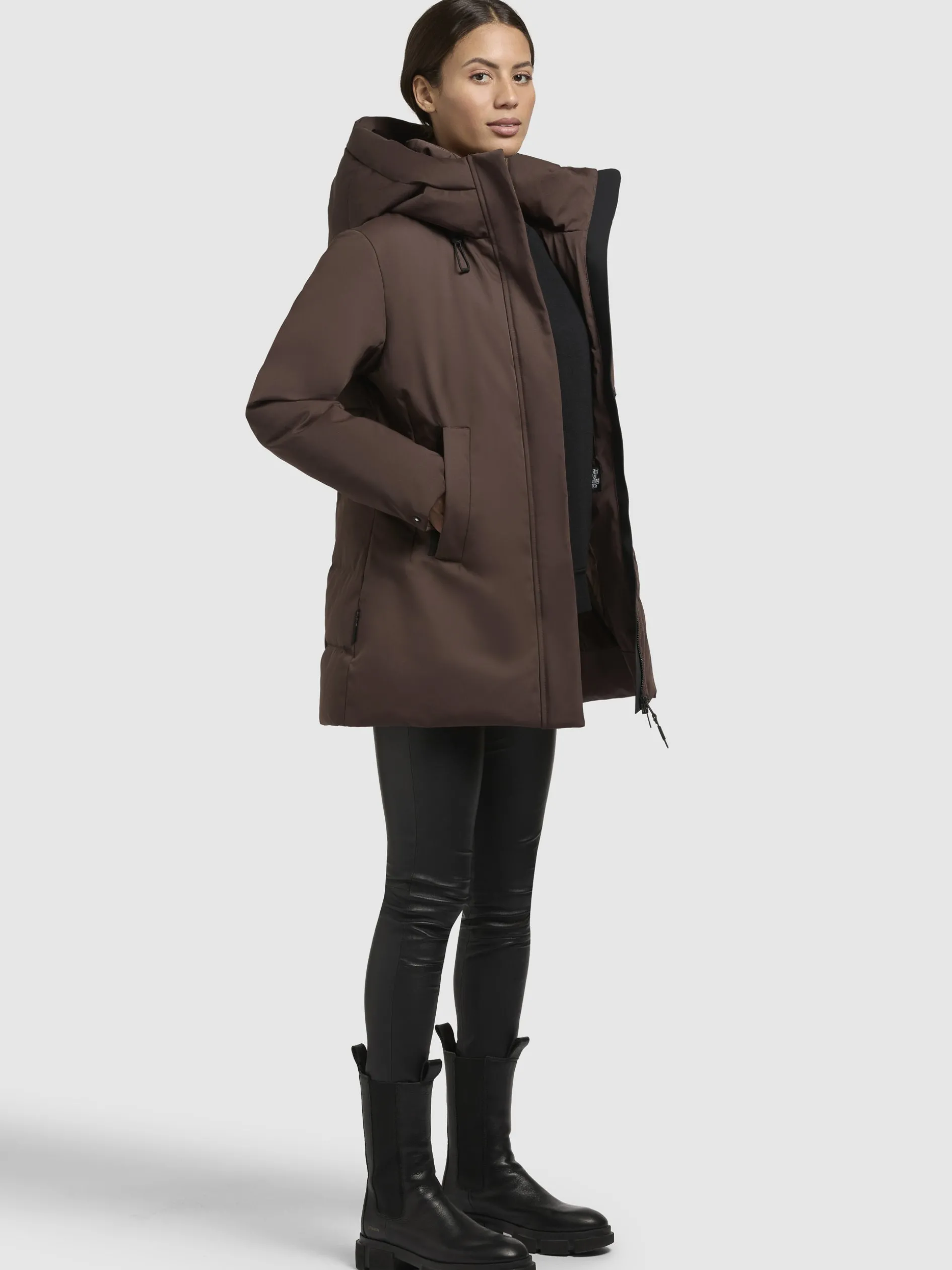 Jacke PALLA Dunkelbraun