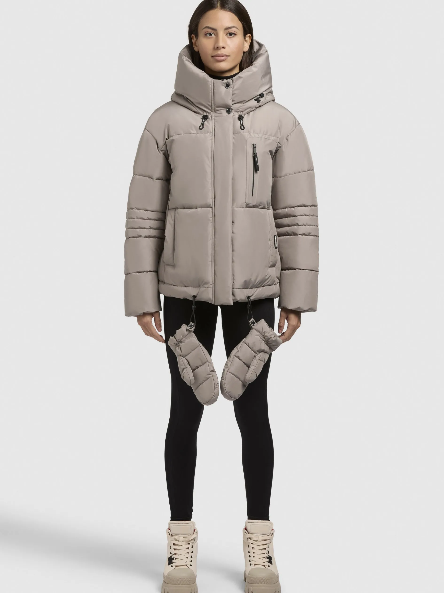 Jacke PEEKE Graubeige