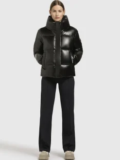 Jacke RINJA SHINY Dunkelgrau