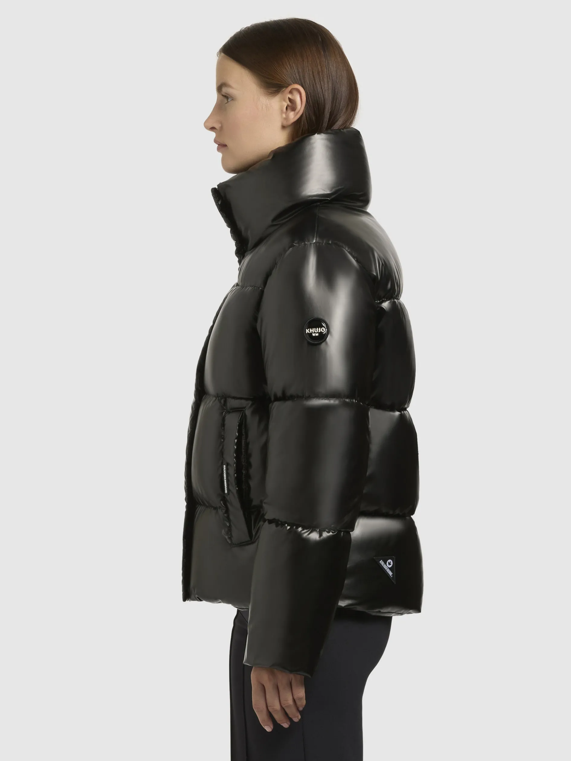 Jacke RINJA SHINY Dunkelgrau