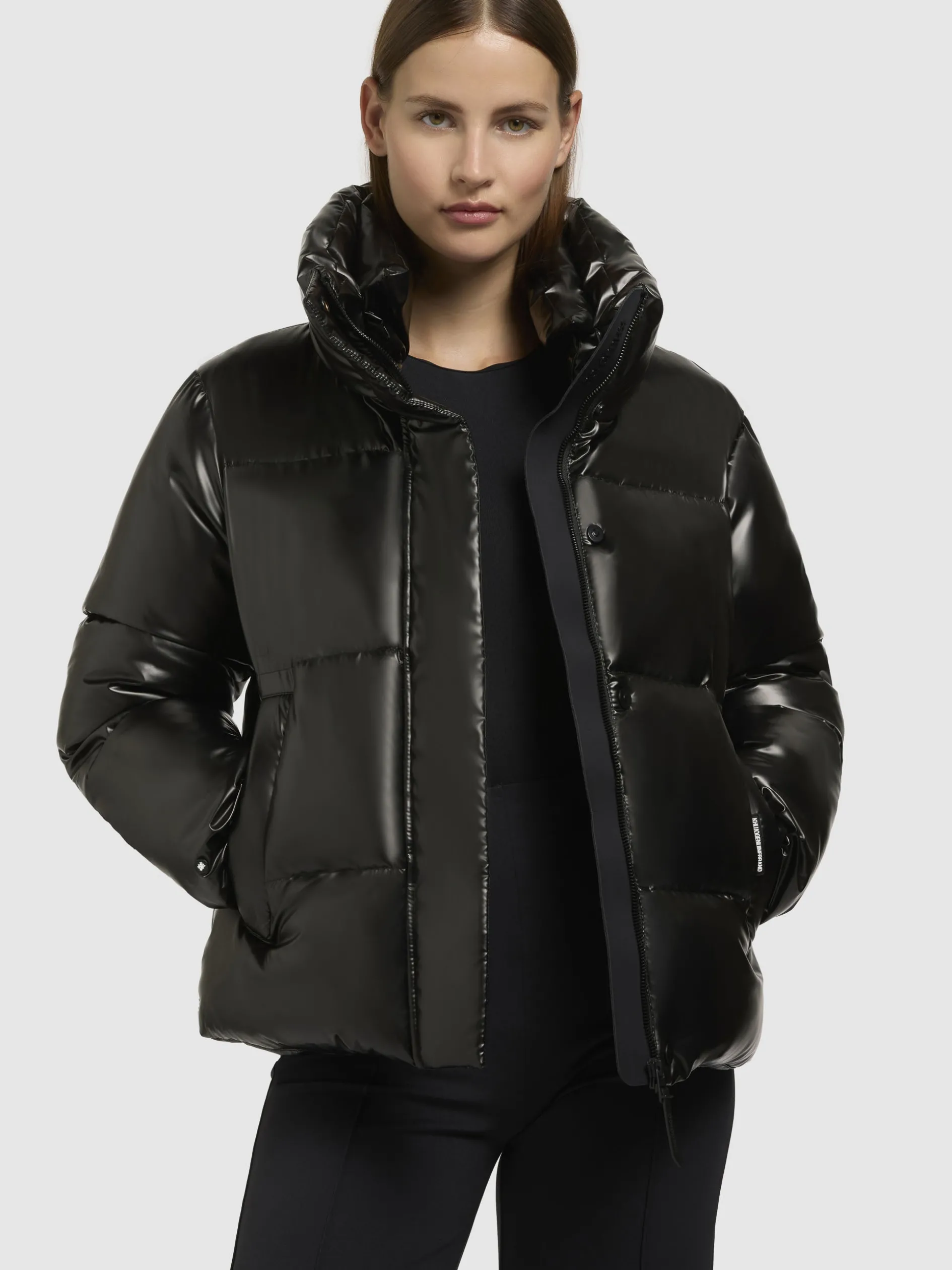 Jacke RINJA SHINY Dunkelgrau