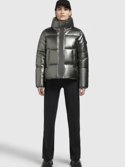 Jacke RINJA SHINY Grau