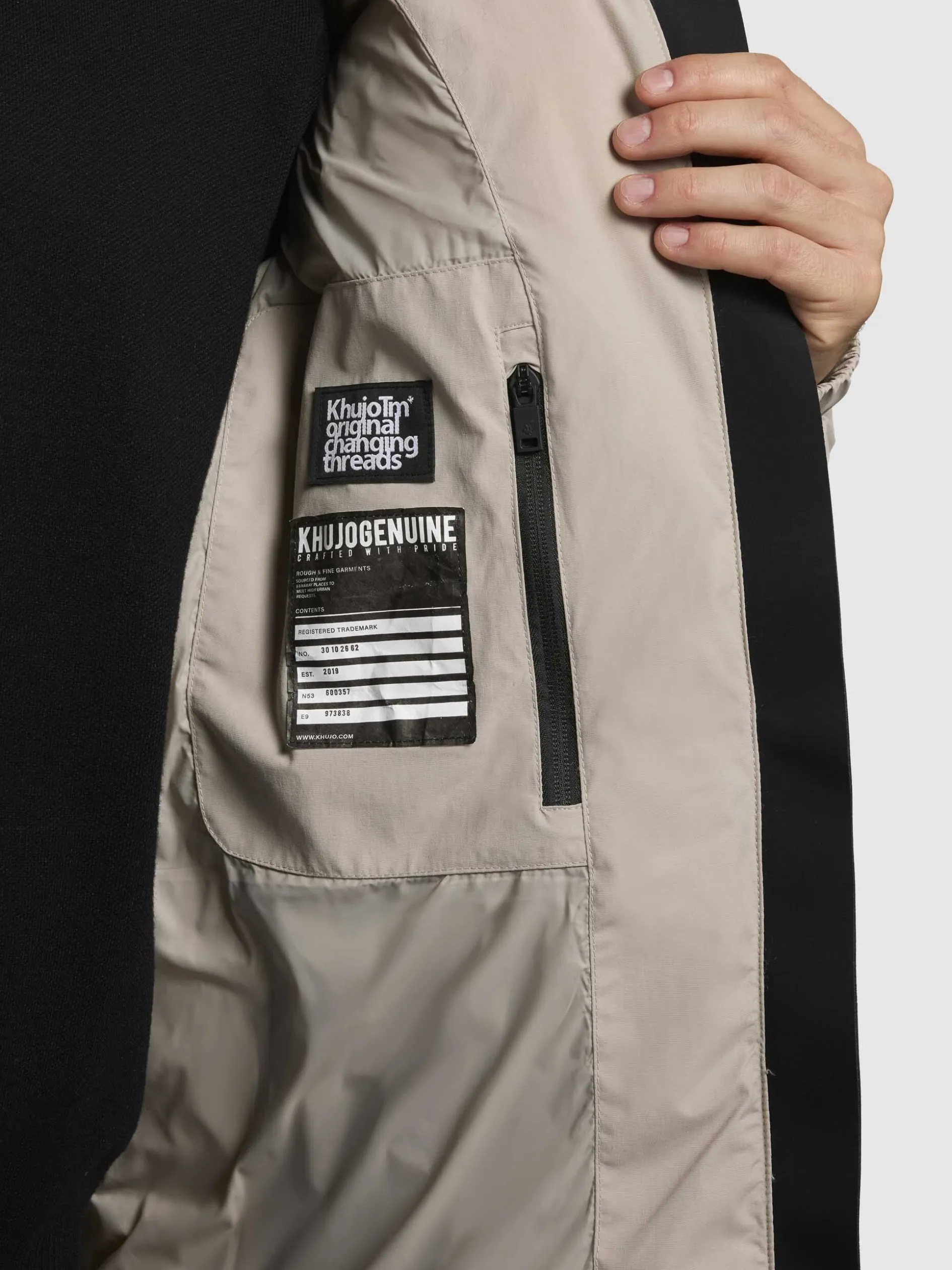 Jacke ROAN Hellgrau