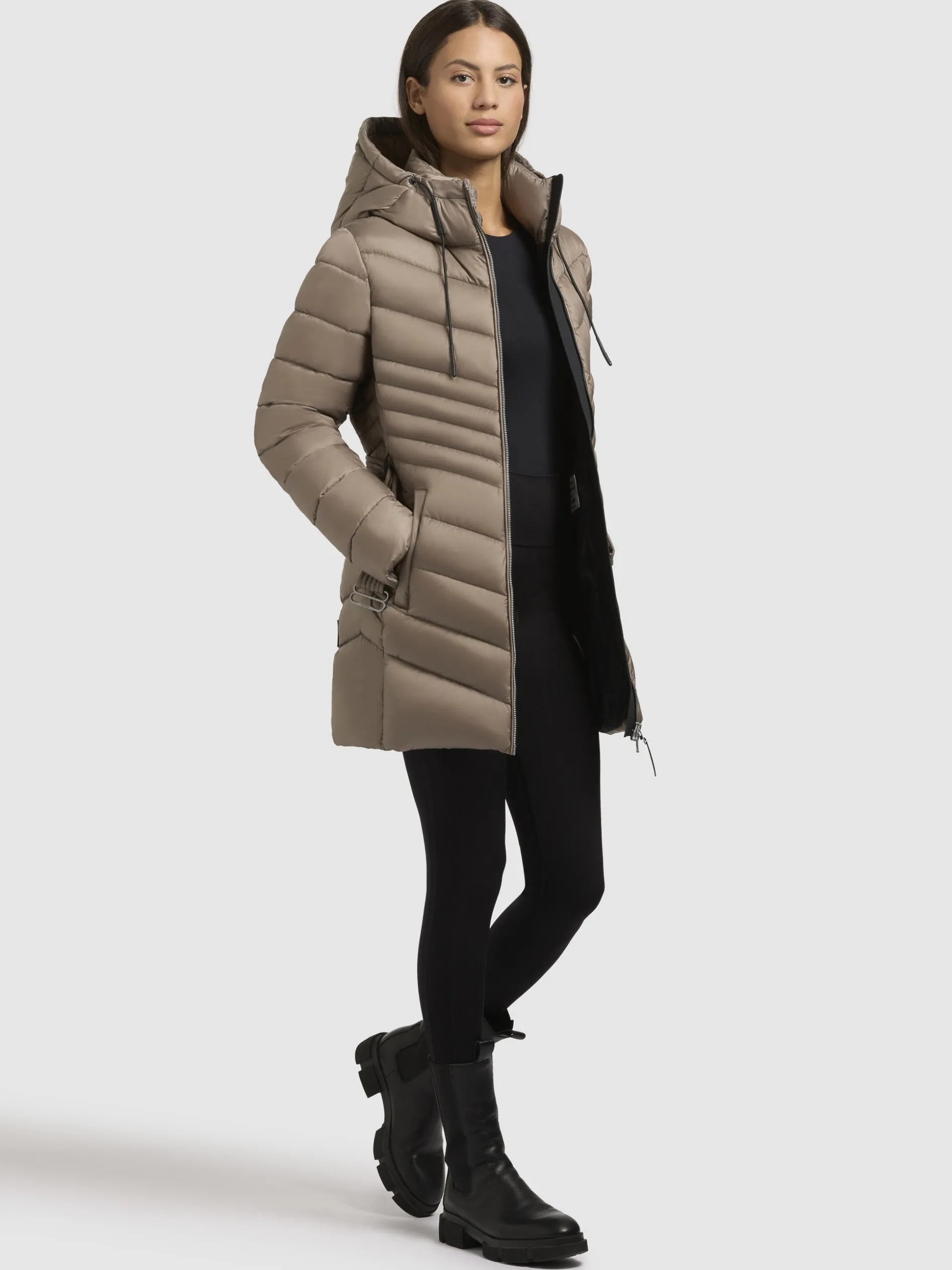 Jacke SELMA Graubeige