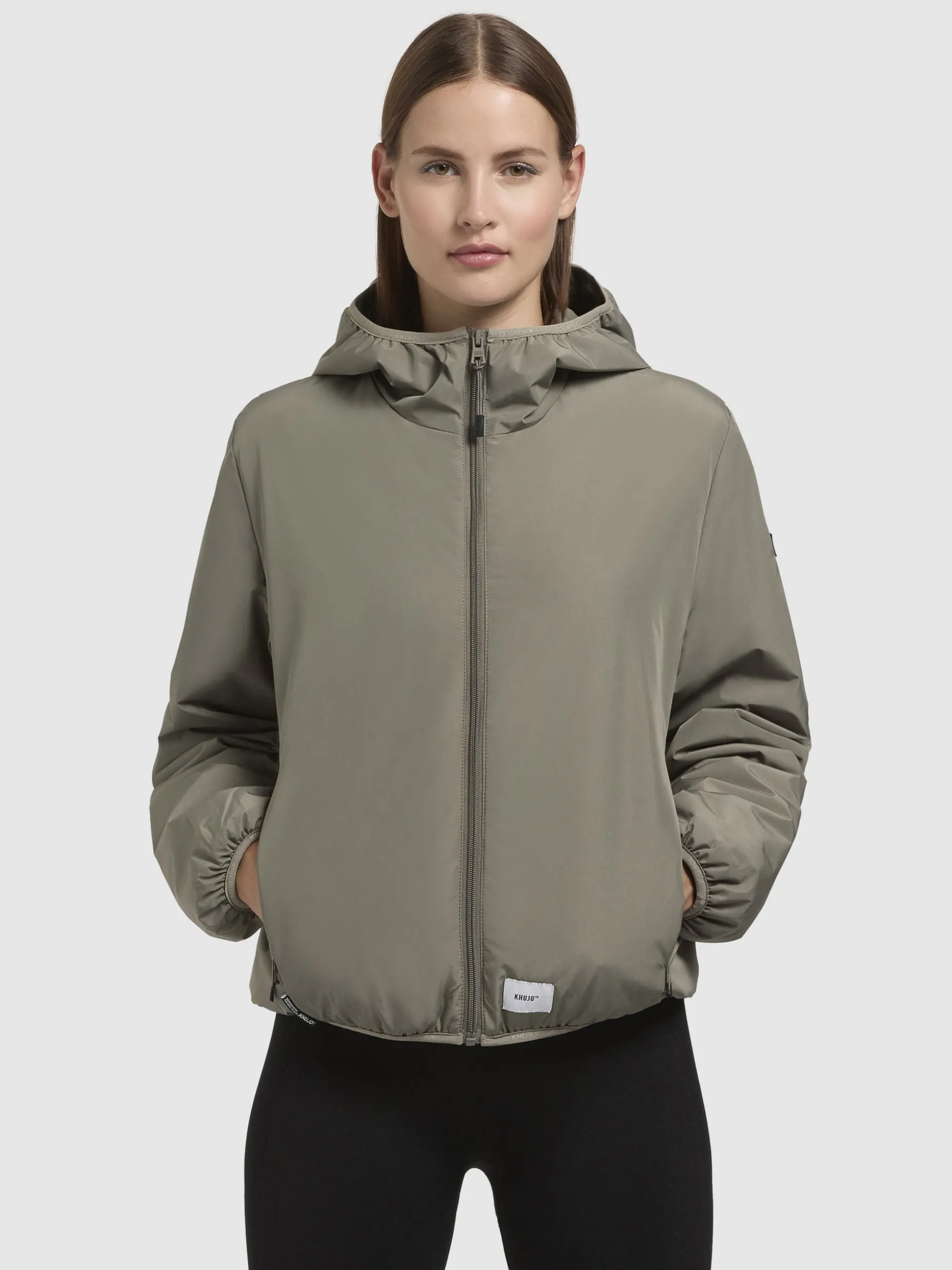 Jacke SHELLY Graugrün