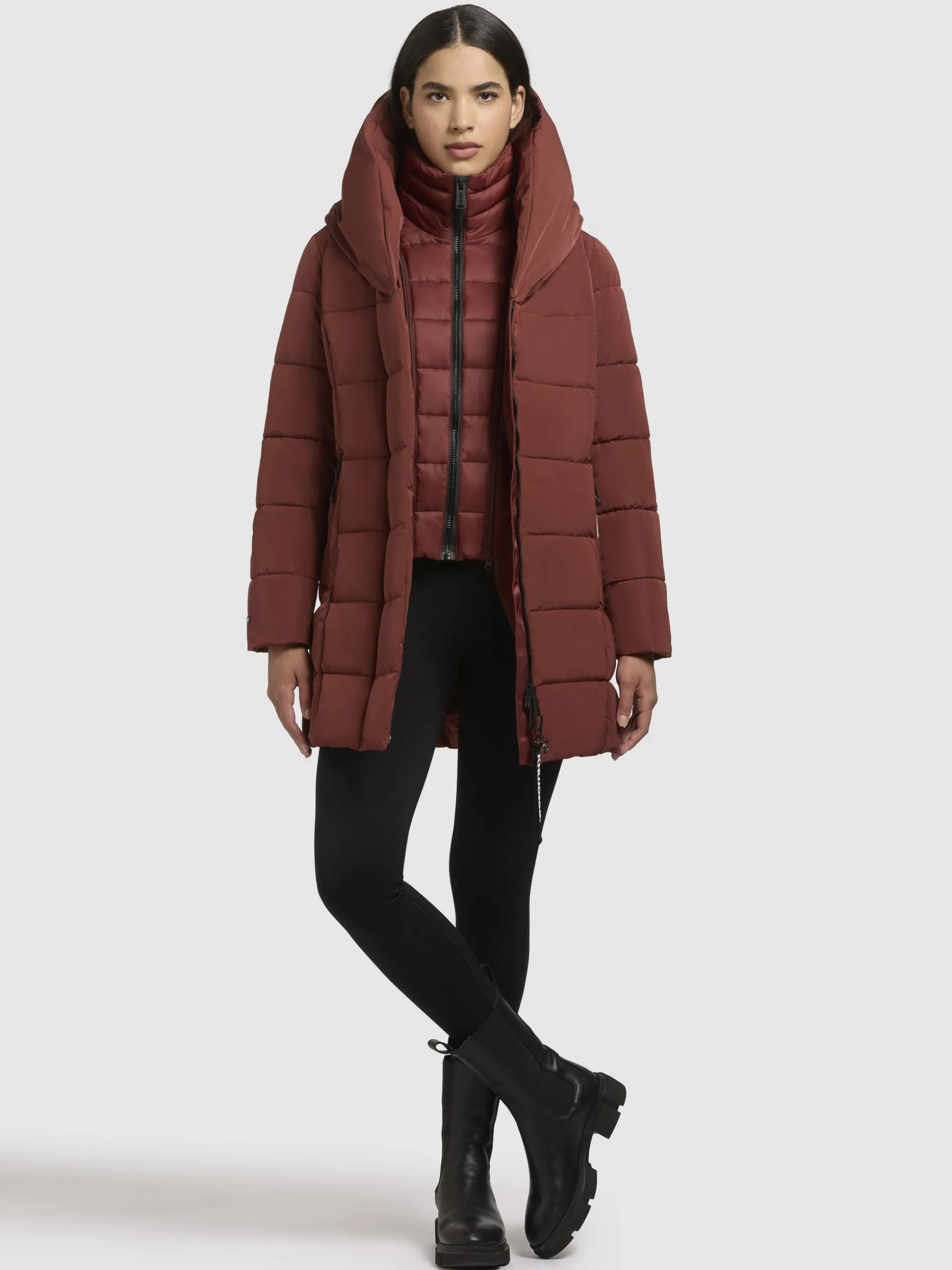 Jacke TENX Dunkelrot
