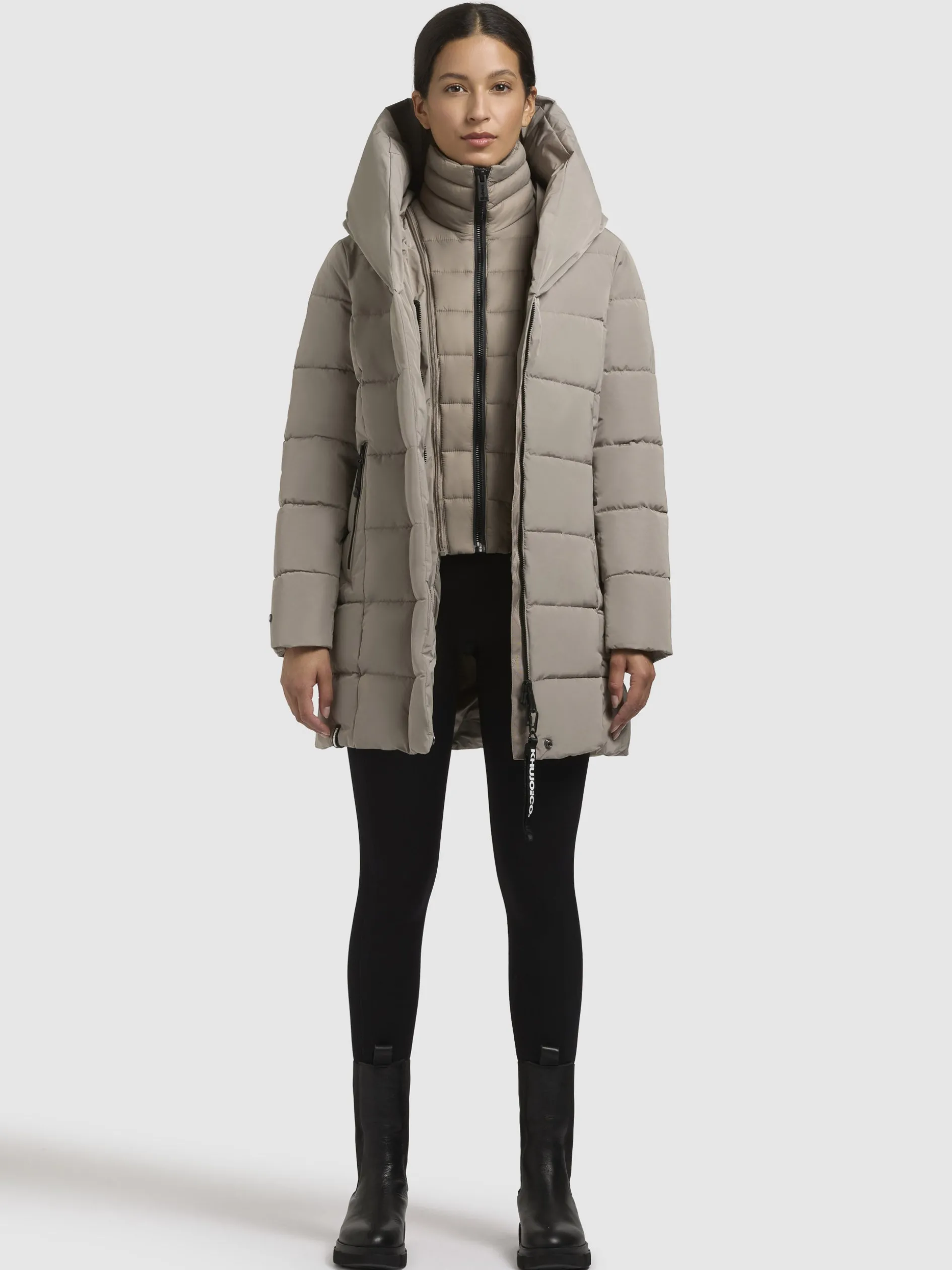 Jacke TENX Graubeige