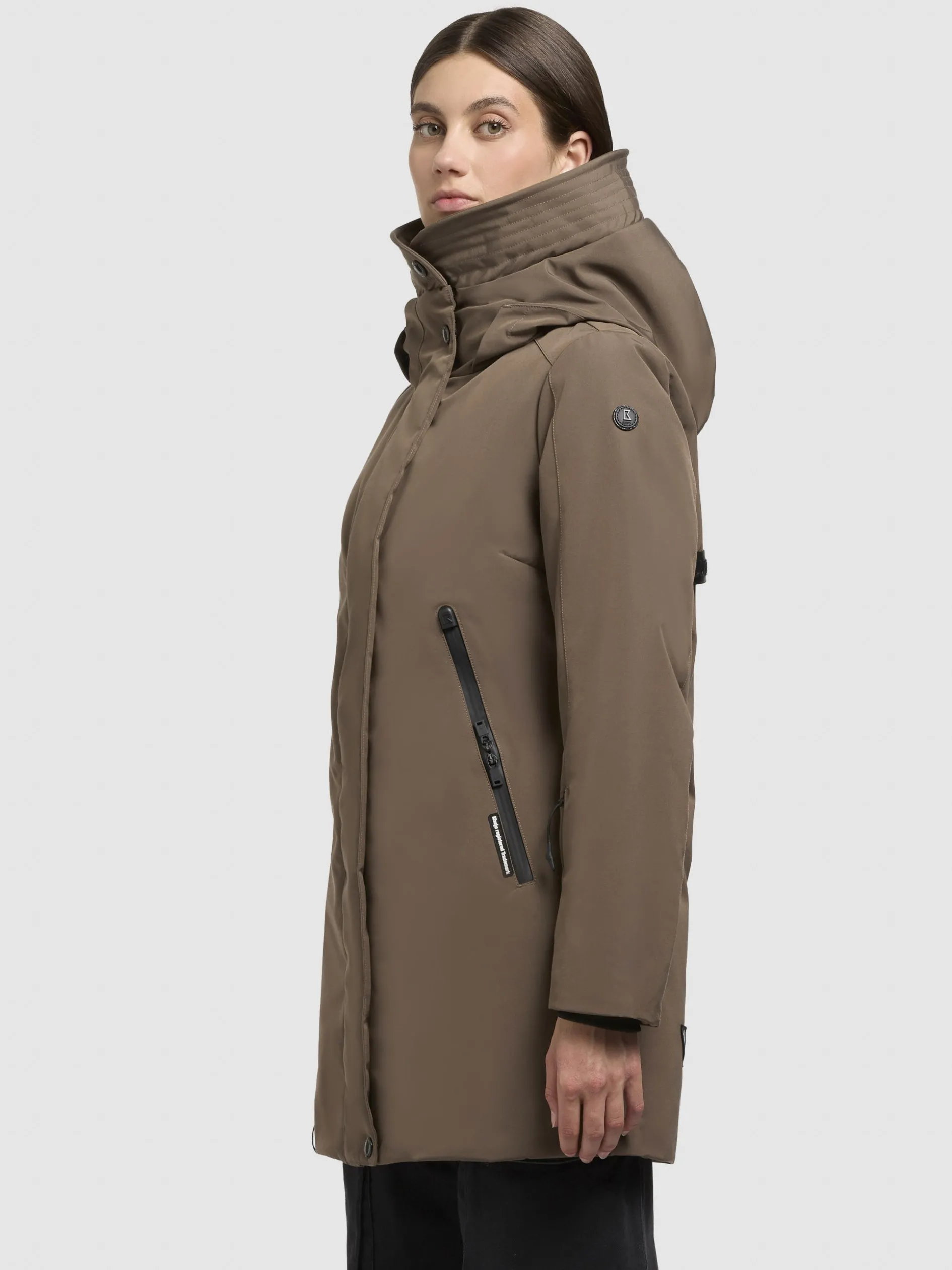 Jacke VIONA5 Taupe dunkel